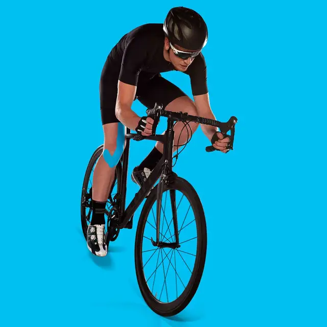 K-Tape Kinesiologi tape fra Biviax blå Tape av høy kvalitet til muskler/ledd 