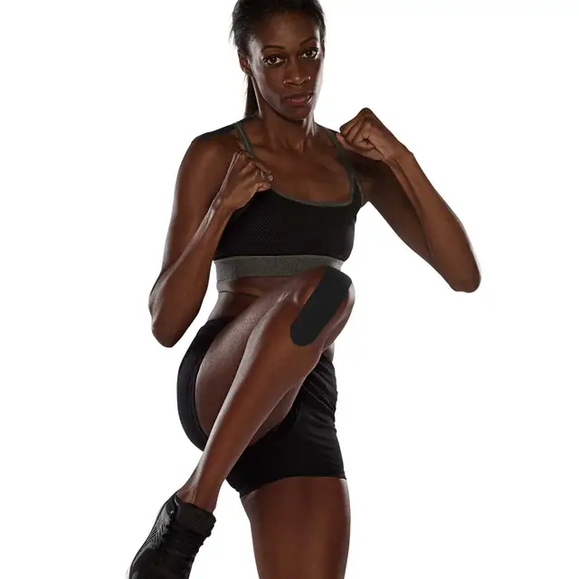 K-Tape Kinesiologi tape fra Biviax svart Tape av høy kvalitet til muskler og ledd 