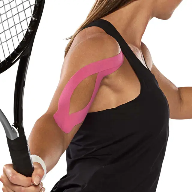 K-Tape Kinesiologi tape fra Biviax Rosa Tape av høy kvalitet til muskler og ledd 