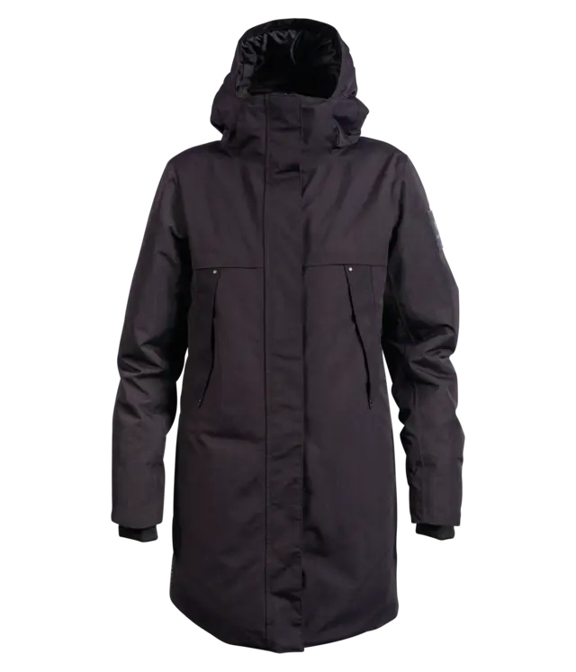 Northug Chamonix Parka Dame L Varm parkas for de kalde dagene Black 