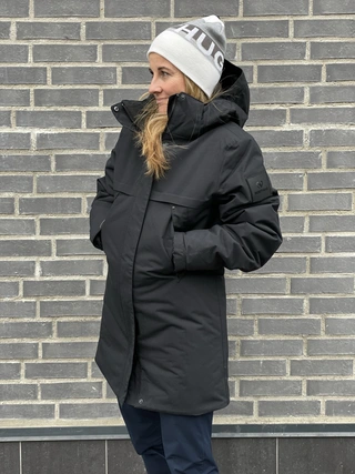 Northug Chamonix Parka Dame Varm parkas for de kalde dagene Black