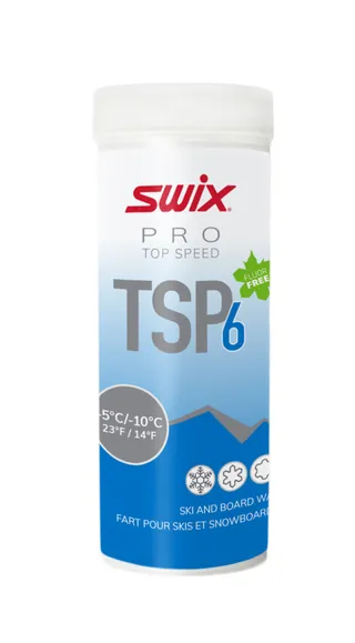 Swix TSP6 Blue -5&#176;C/-10&#176;C, 40g Fluorfritt pulver for kalde temperaturer