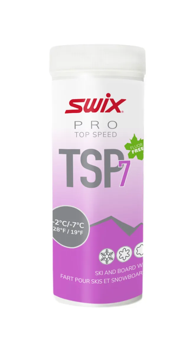 Swix TSP7 Violet -2°C/-7°C, 40g Fluorfritt pulver til under frysepunktet 