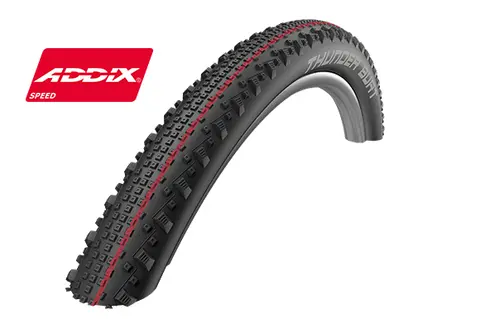 Schwalbe Thunder Burt Sykkeldekk 29x2.25 Raskt sykkeldekk for grus 29" 
