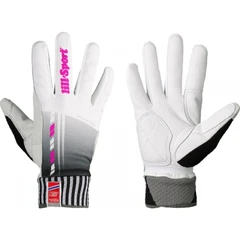 Lill-Sport Legend Slim Skihanske For trening og konkurranse - Hvit/Rosa