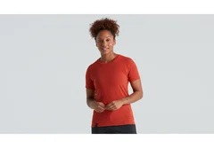 Specialized Trail Air SS Trøye Dame L Sykkeltrøye kort erm- RedWood