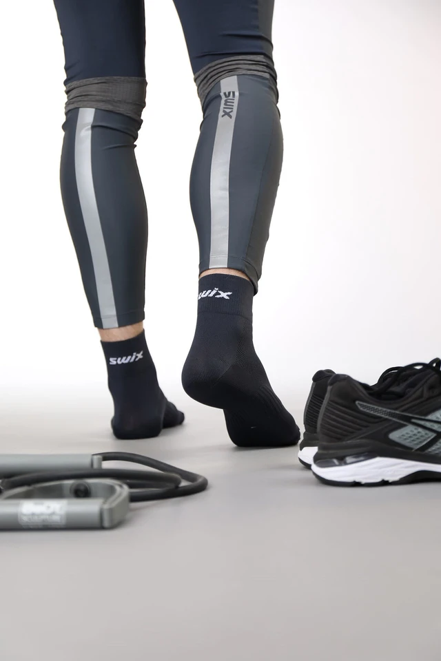 Swix Active sock 2 pk 43-45 2-pakk med tekniske nylon sokker 