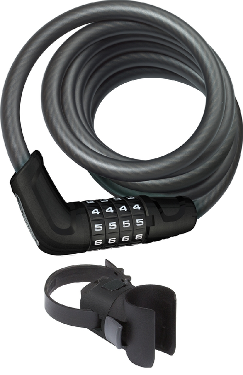 ABUS Spirallås Tresor Combo m/holder 12 mm fleksibel spirallås 