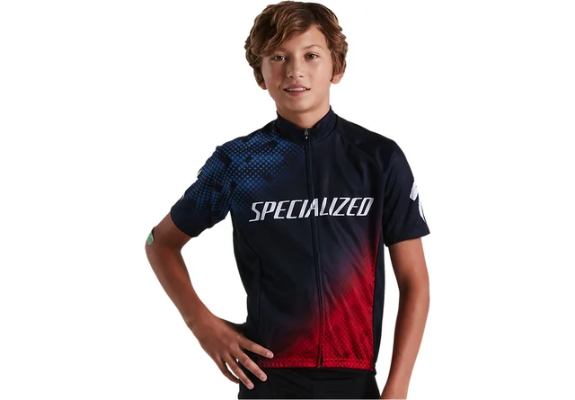Specialized RBX Comp SS Trøye Junior S Sykkeltrøye Junior - Navy/Red 