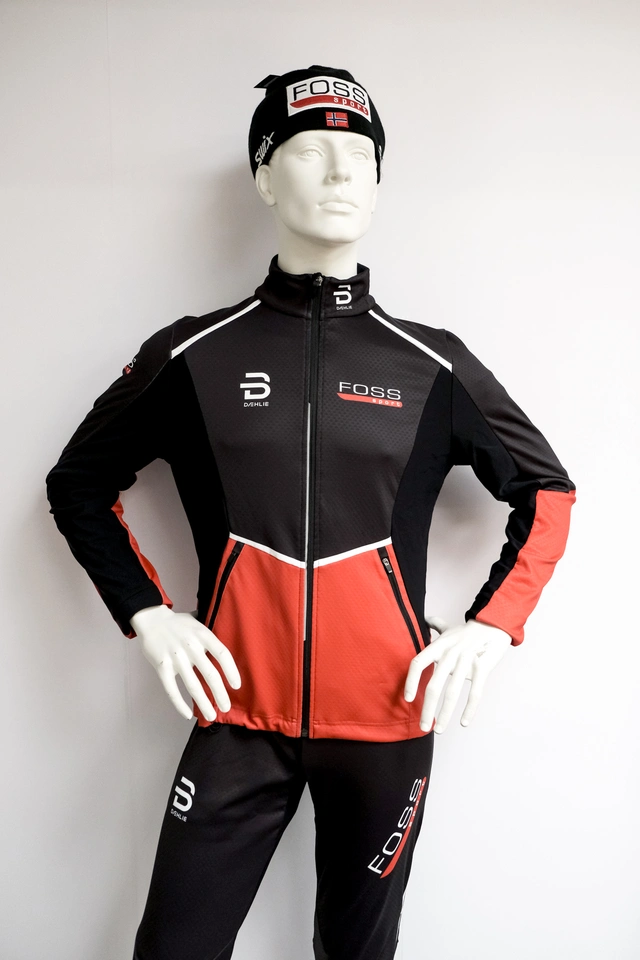 FOSS Sport Race Softshell Jakke Herre S Dæhlie skijakke med FOSS Sport logo 