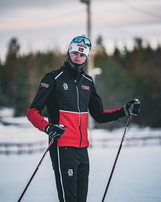 FOSS Sport Race Softshell Bukse Herre M Dæhlie skibukse med FOSS Sport logo 