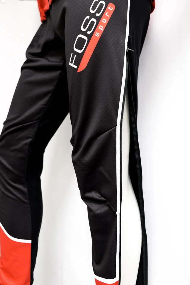 FOSS Sport Race Softshell Bukse Herre M Dæhlie skibukse med FOSS Sport logo 