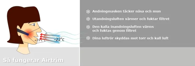 AirTrim Kuldemaske Kuldemaske for kalde dager 