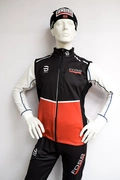 FOSS Sport Race Softshell Vest Herre S Dæhlie skivest med FOSS Sport logo