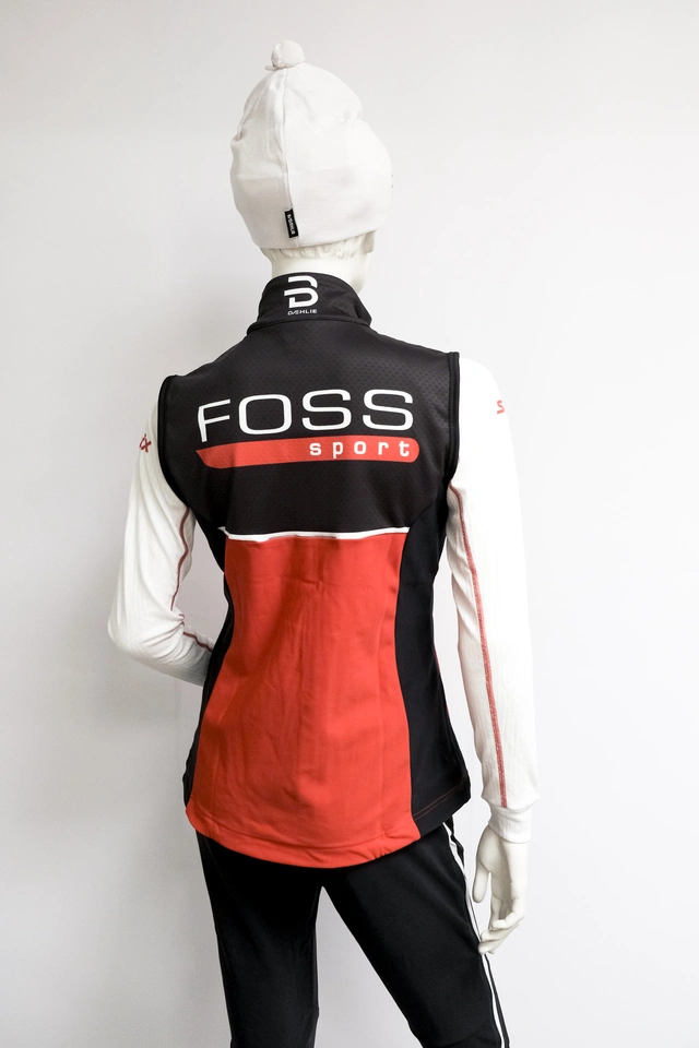 FOSS Sport Race Softshell Vest Dame S Dæhlie skivest med FOSS Sport logo 