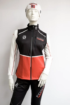 FOSS Sport Race Softshell Vest Dame S Dæhlie skivest med FOSS Sport logo