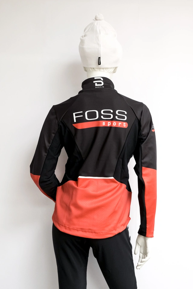 FOSS Sport Race Softshell Jakke Dame M Dæhlie skijakke med FOSS Sport logo 