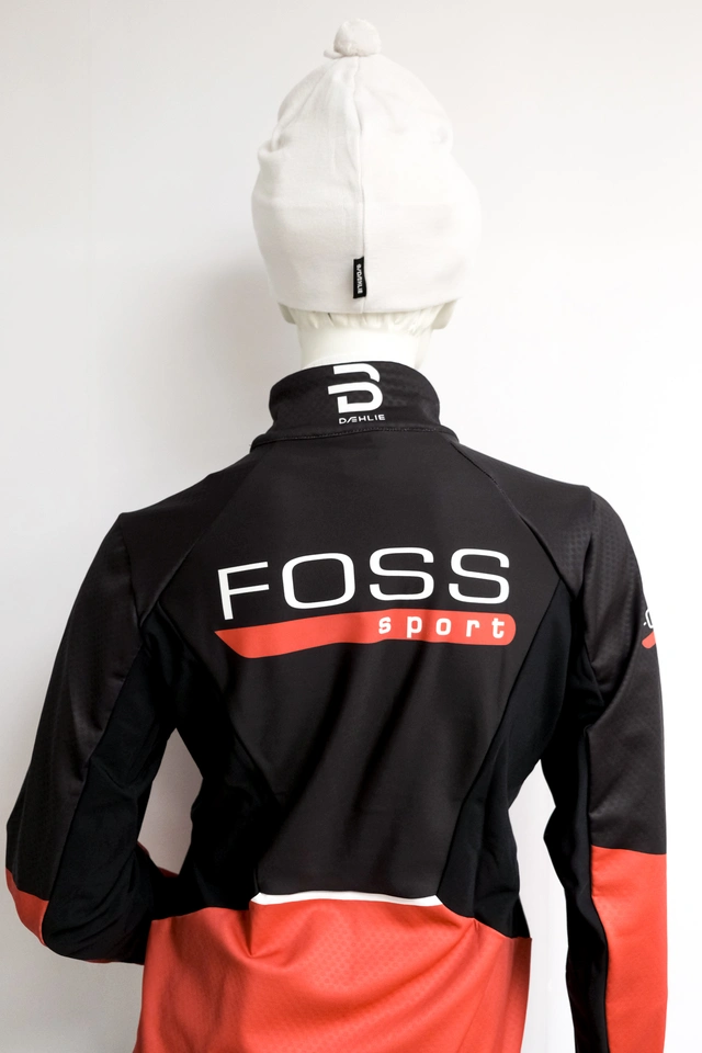 FOSS Sport Race Softshell Jakke Dame M Dæhlie skijakke med FOSS Sport logo 