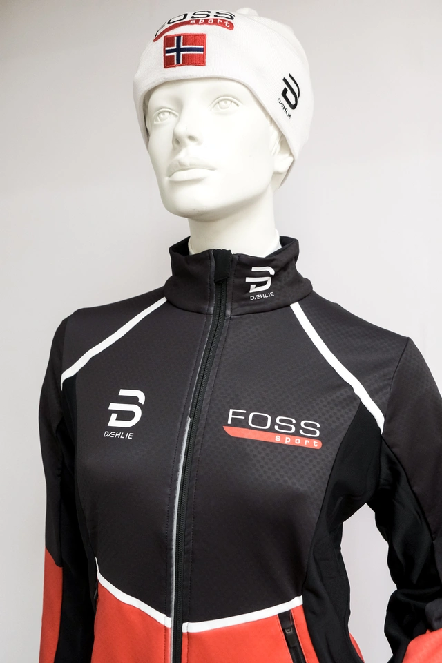 FOSS Sport Race Softshell Jakke Dame M Dæhlie skijakke med FOSS Sport logo 