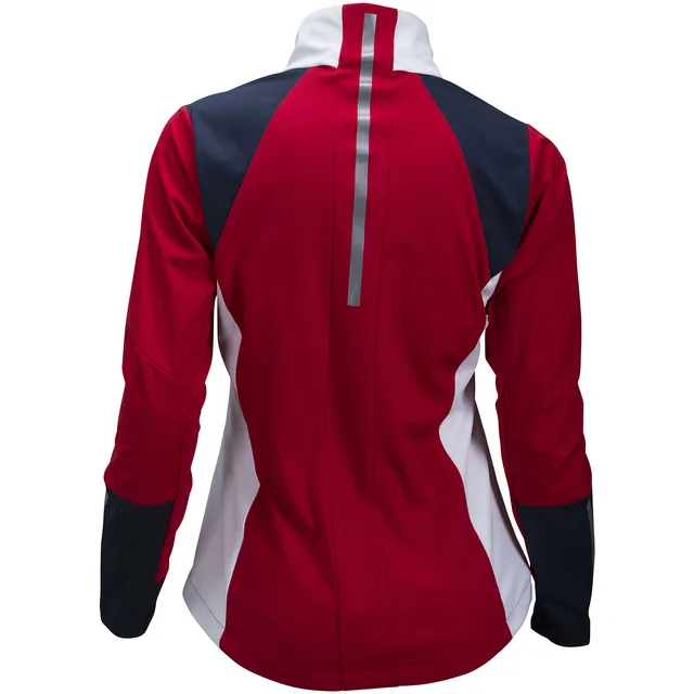 Swix Dynamic Jakke Dame XS Vindtett langrennsjakke - Swix red 