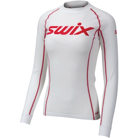 Swix RaceX bodyw LS Trøye Dame Testvinnende treningstrøye Bright White