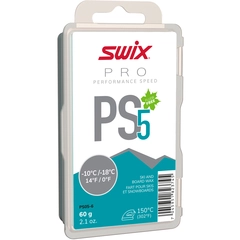 Swix PS5 Turkis glider -10°C/-18°C 60g Fluorfri glider til tur/trening