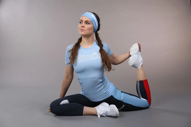 Swix Motion Premium Cropped Tights D M Førsteklasses treningstights - Dark navy 