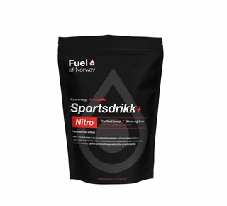 Fuel of Norway Nitro Sportsdrikk 0,5kg H&#248;yenergi sportsdrikk med koffein Sitron
