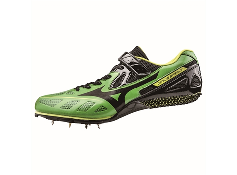 Mizuno Citius Sprint Cl.Green/Blk 46 Rask Sprint piggsko for bane Green/Blk 