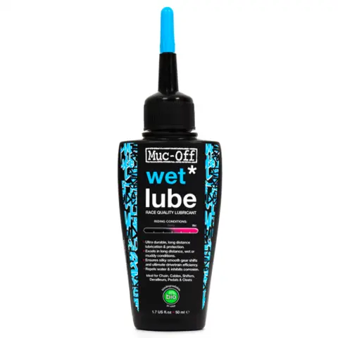 MUC-OFF Wet Lube Sykkelolje 120ml Sykkelolje for våte forhold 