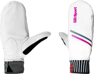 Lill-Sport Celsius Race Vott Varm skivott til trening Hvit