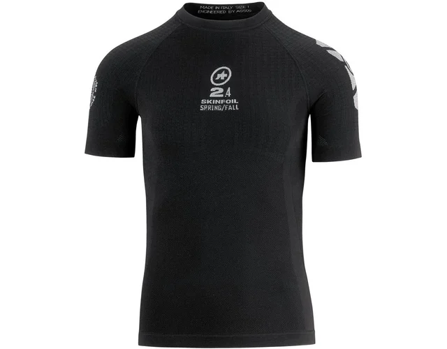 Assos Skinfoil SS Høst/vår BLK III (XL) Supertrøye kort Black Series 