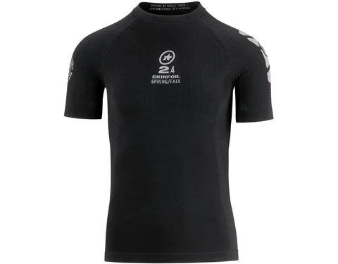 Assos Skinfoil SS Høst/vår BLK Supertrøye kort Black Series