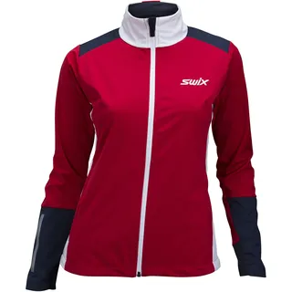 Swix Dynamic Jakke Dame Vindtett langrennsjakke - Swix red