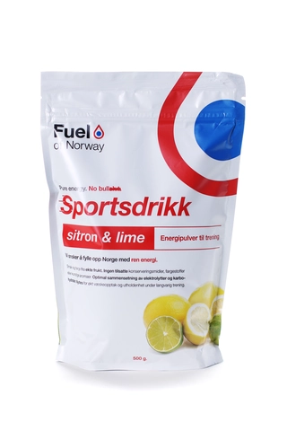 Fuel Of Norway Sportsdrikk Sitron/Lime Naturlig og snill mot magen