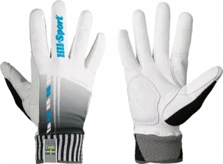 Lill-Sport Legend Slim langrennshanske For trening og konkurranse - Hvit/Bl&#229;