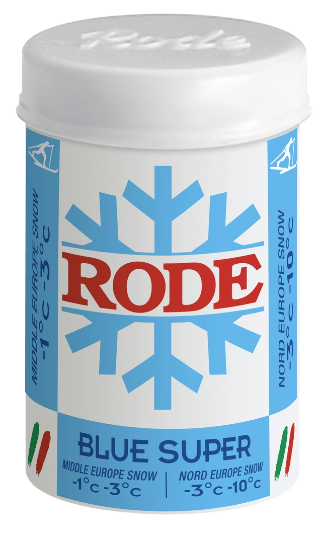 Rode Tørrvoks Blå Super Tørvoks for nysnø 