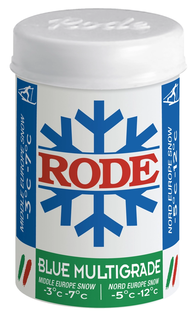 Rode Tørrvoks Blå Multigrade Festesmøring for kald snø 