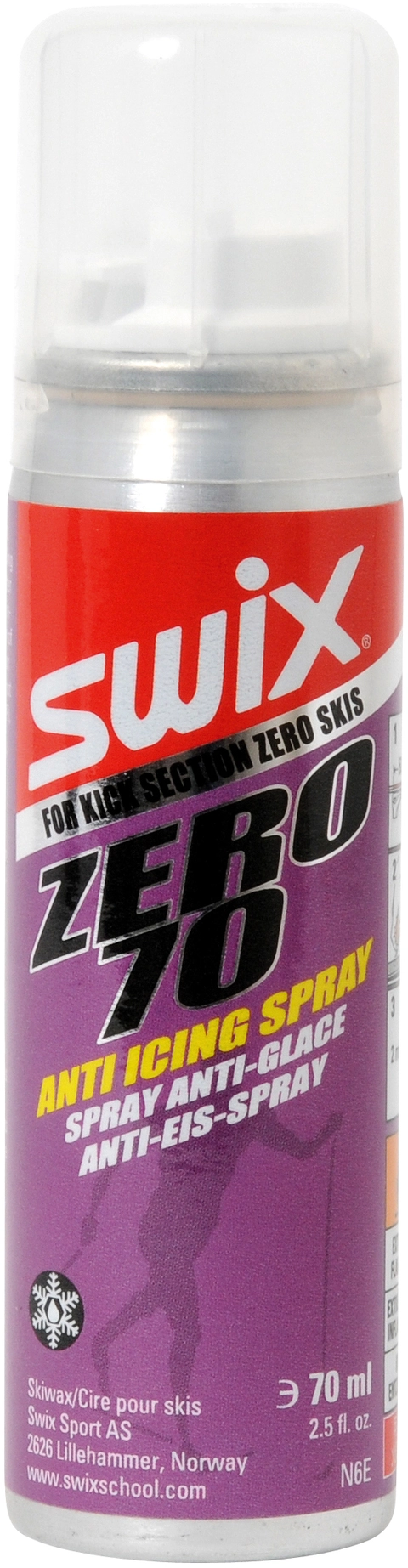 Swix N6C spray for Zero ski, 70ml 